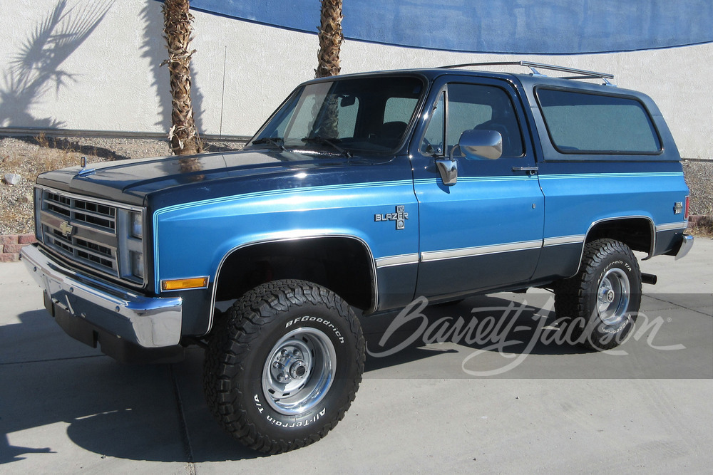 Lot 408 1988 Chevrolet K5 Blazer Custom Suv Barrett Jackson