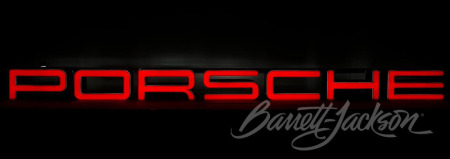 ADDENDUM ITEM - LARGE PORSCHE AUTOMOBILES CHANNEL LETTER LIGHT-UP DEALERSHIP SIGN.