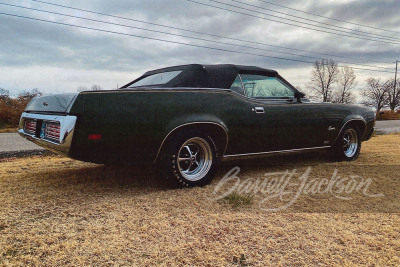 1971 MERCURY COUGAR XR7 CONVERTIBLE - 11