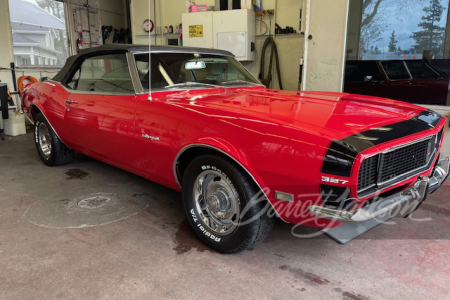 1968 CHEVROLET CAMARO CUSTOM CONVERTIBLE