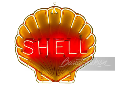 1930S-40S SHELL OIL PORCELAIN SIGN