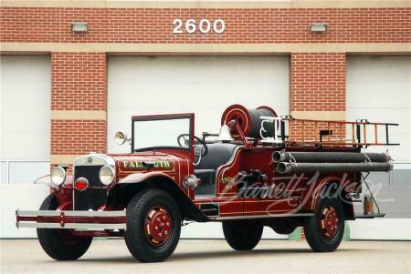 1930 AHRENS-FOX MODEL V FIRE TRUCK