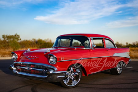 1957 CHEVROLET BEL AIR CUSTOM 2-DOOR POST