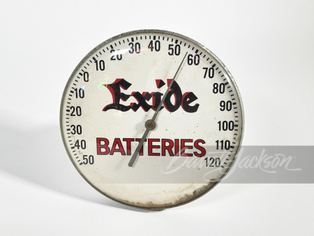 1950S EXIDE BATTERIES DIAL THERMOMETER