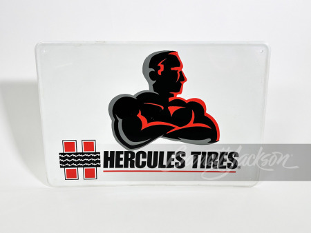 VINTAGE HERCULES TIRES TIN SIGN