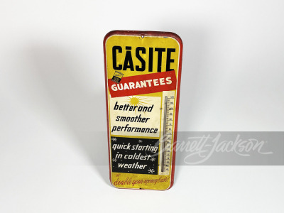 LATE-1950S/EARLY '60S CASITE ENGINE ADDITIVE TIN THERMOMETER