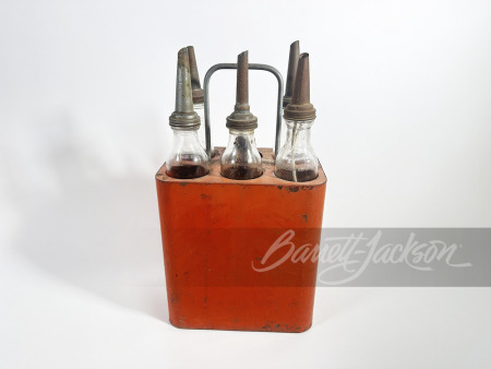 CIRCA 1930S-40S MOBIL OIL BOTTLE RACK