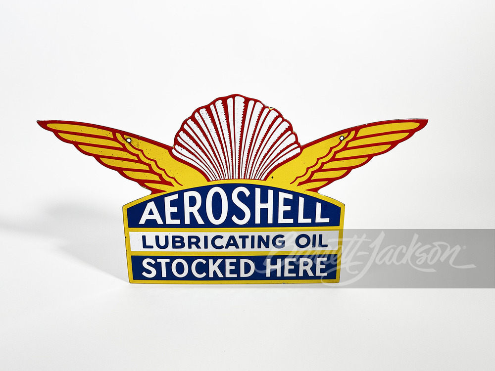 REPRODUCTION AEROSHELL OIL PORCELAIN SIGN