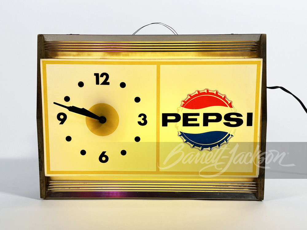 1963 PEPSI-COLA LIGHT-UP CLOCK