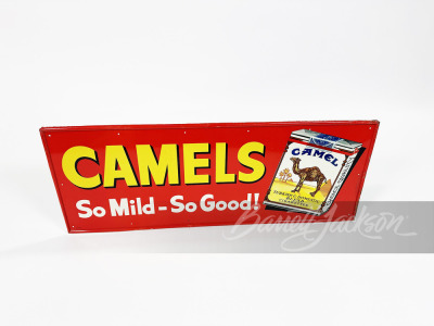 CIRCA 1960S CAMEL CIGARETTES TIN SIGN