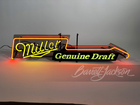 VINTAGE MILLER GENUINE DRAFT NEON SIGN