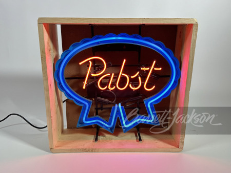 CIRCA 1970S PABST BLUE RIBBON BEER NEON SIGN