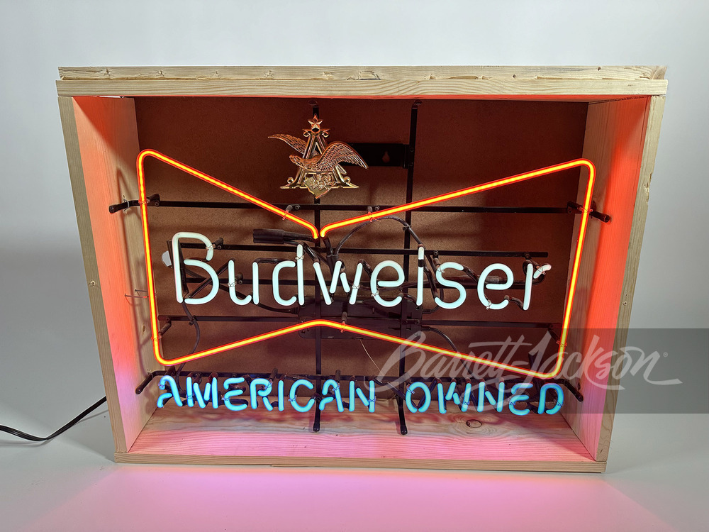 Lot 6244 VINTAGE BUDWEISER NEON SIGN | Barrett-Jackson