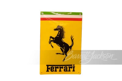 LATE-1990S FERRARI AUTOMOBILES PORCELAIN SIGN