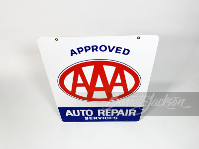 VINTAGE AAA APPROVED AUTO REPAIR TIN SIGN - 2