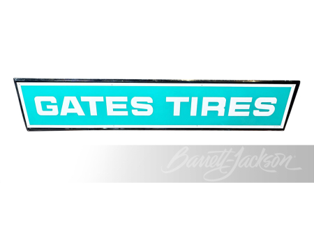 1960S GATES TIRES TIN SIGN