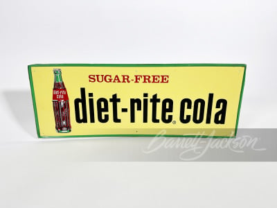 LATE-1950S/EARLY-60S DIET-RITE COLA TIN SIGN