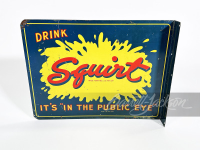 1942 SQUIRT TIN FLANGE SIGN - 2