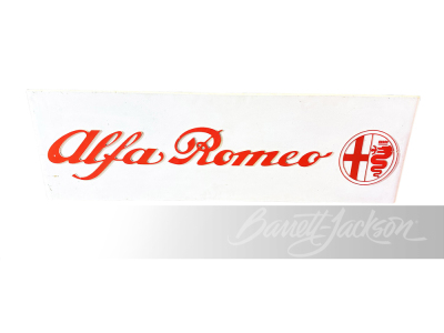 CIRCA 1960S ALFA ROMEO SIGN