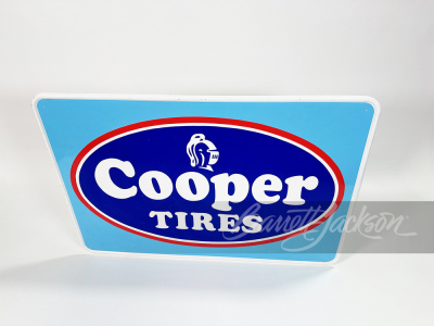 VINTAGE COOPER TIRES TIN SIGN