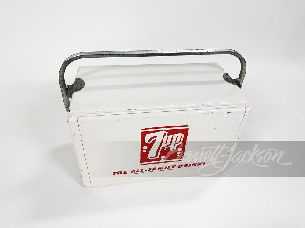 LATE-1950S/EARLY-60S 7UP METAL COOLER