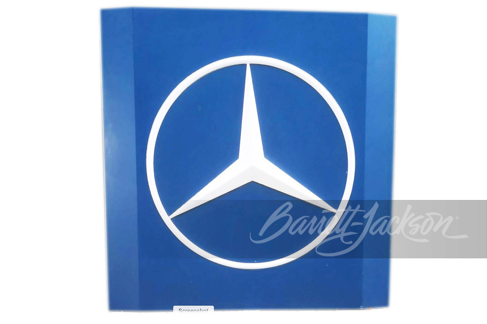 LARGE MERCEDES-BENZ SINGLE-SIDED SIGN