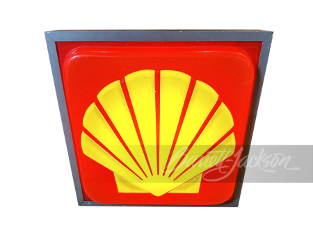 VINTAGE SHELL OIL LIGHT-UP SIGN