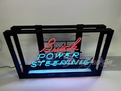 1950S BUICK POWER STEERING NEON SIGN