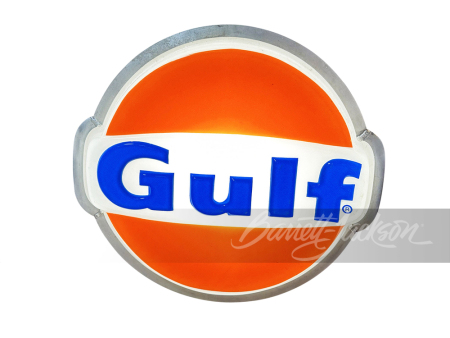 VINTAGE GULF OIL LIGHT-UP SIGN