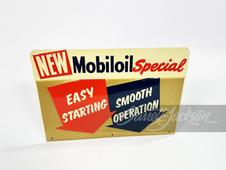 LATE-1950S/EARLY-60S MOBILOIL SPECIAL TIN SIGN