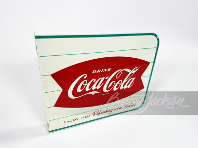 EARLY-1960S COCA-COLA TIN FLANGE SIGN - 2