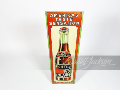 CIRCA 1930S NICHOL KOLA TIN SIGN