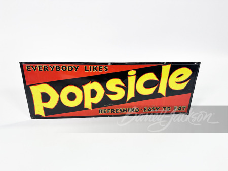 1930S POPSICLE TIN SIGN