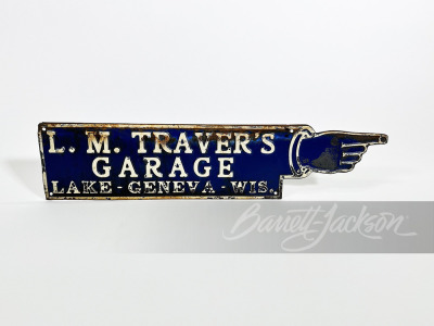 1920S LAKE GENEVA GARAGE TIN SIGN