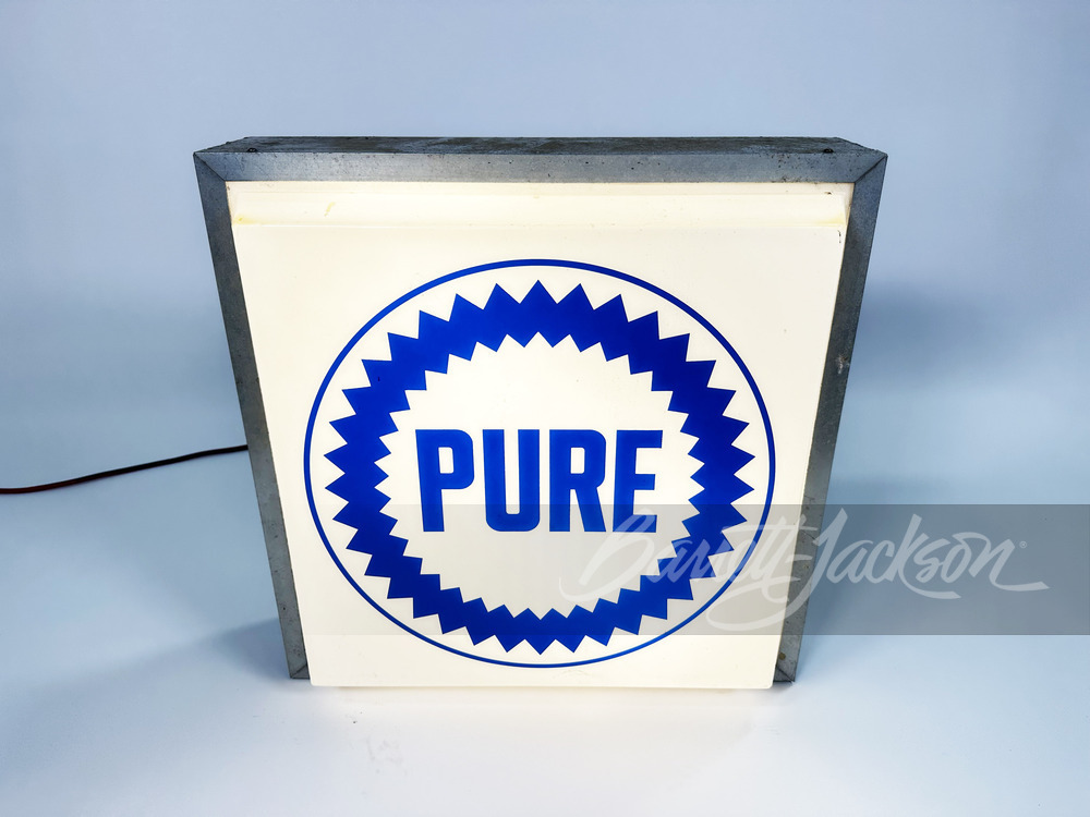 1960S PURE OIL LIGHT-UP SIGN