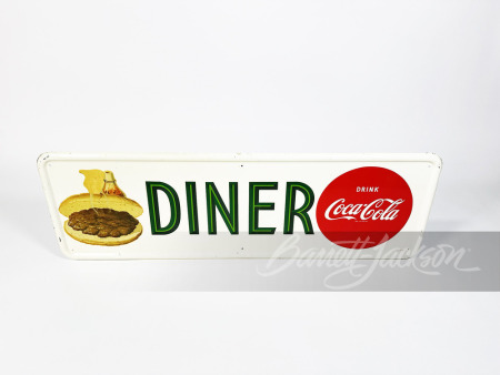 LATE-1950S COCA-COLA "DINER" TIN SIGN