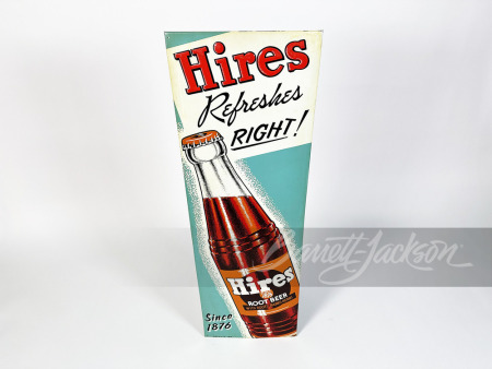 EARLY-1950S HIRES ROOT BEER TIN SIGN