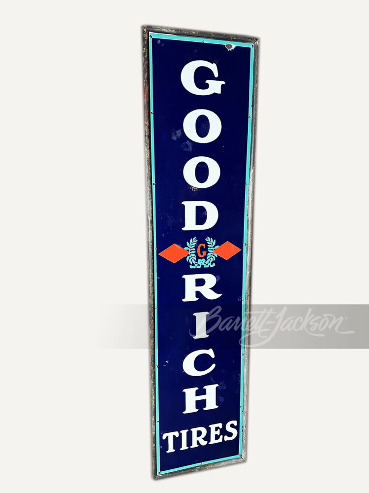 1930S GOODRICH TIRES PORCELAIN SIGN