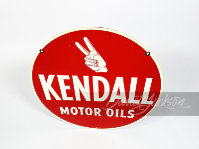 1950S KENDALL MOTOR OIL TIN SIGN