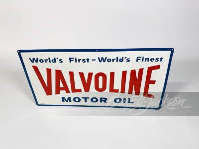 1963 VALVOLINE MOTOR OIL TIN SIGN