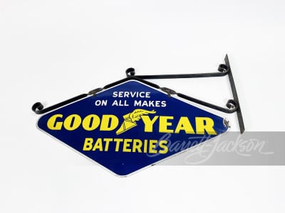 1940S-50S GOODYEAR TIRES PORCELAIN SIGN - 2