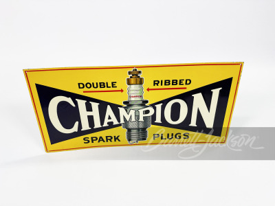 1930S CHAMPION SPARK PLUGS TIN SIGN