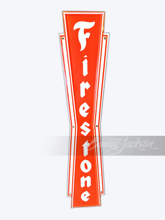 1960S FIRESTONE TIRES TIN SIGN