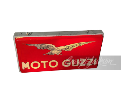 VINTAGE 1960S MOTO GUZZI LIGHT-UP SIGN