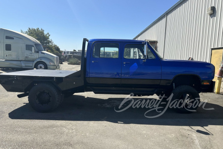 1993 DODGE RAM 350 CUSTOM FLATBED PICKUP