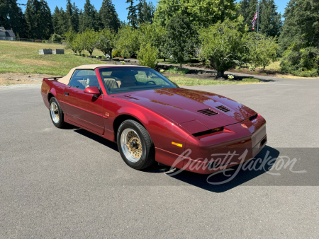 1987 PONTIAC FIREBIRD TRANS AM GTA CONVERTIBLE