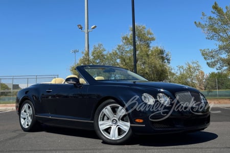 2007 BENTLEY CONTINENTAL GTC CONVERTIBLE