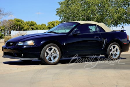 2001 FORD MUSTANG COBRA SVT CONVERTIBLE