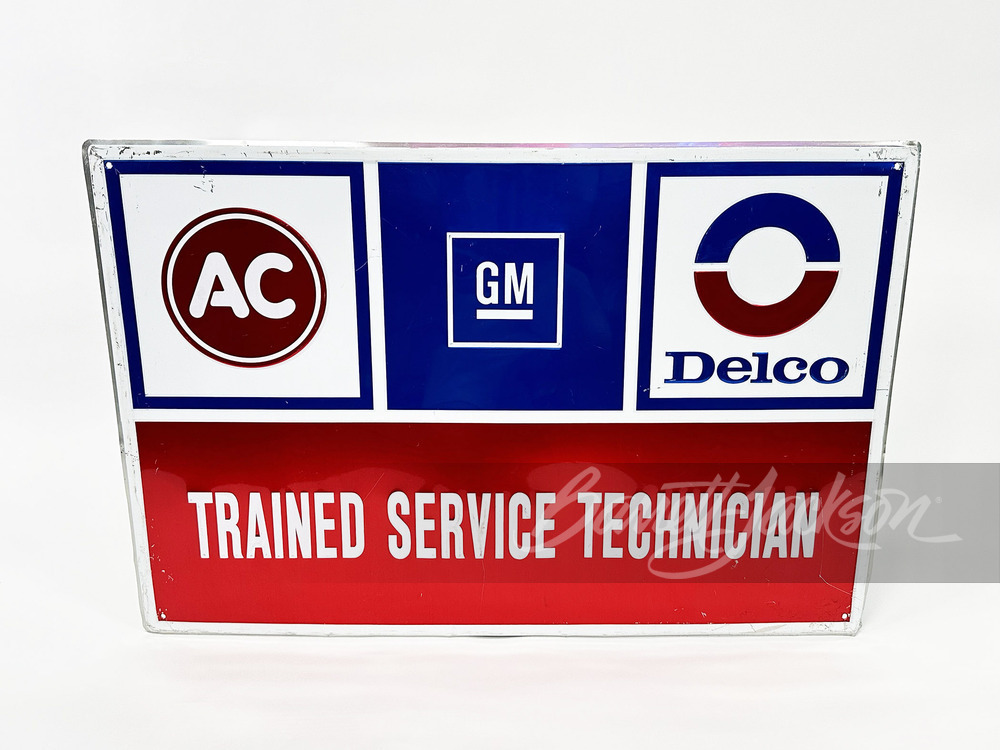 GM AC DELCO TIN SIGN