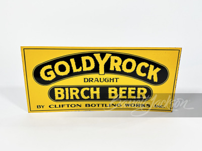 1930S GOLDYROCK BIRCH BEER TIN SIGN